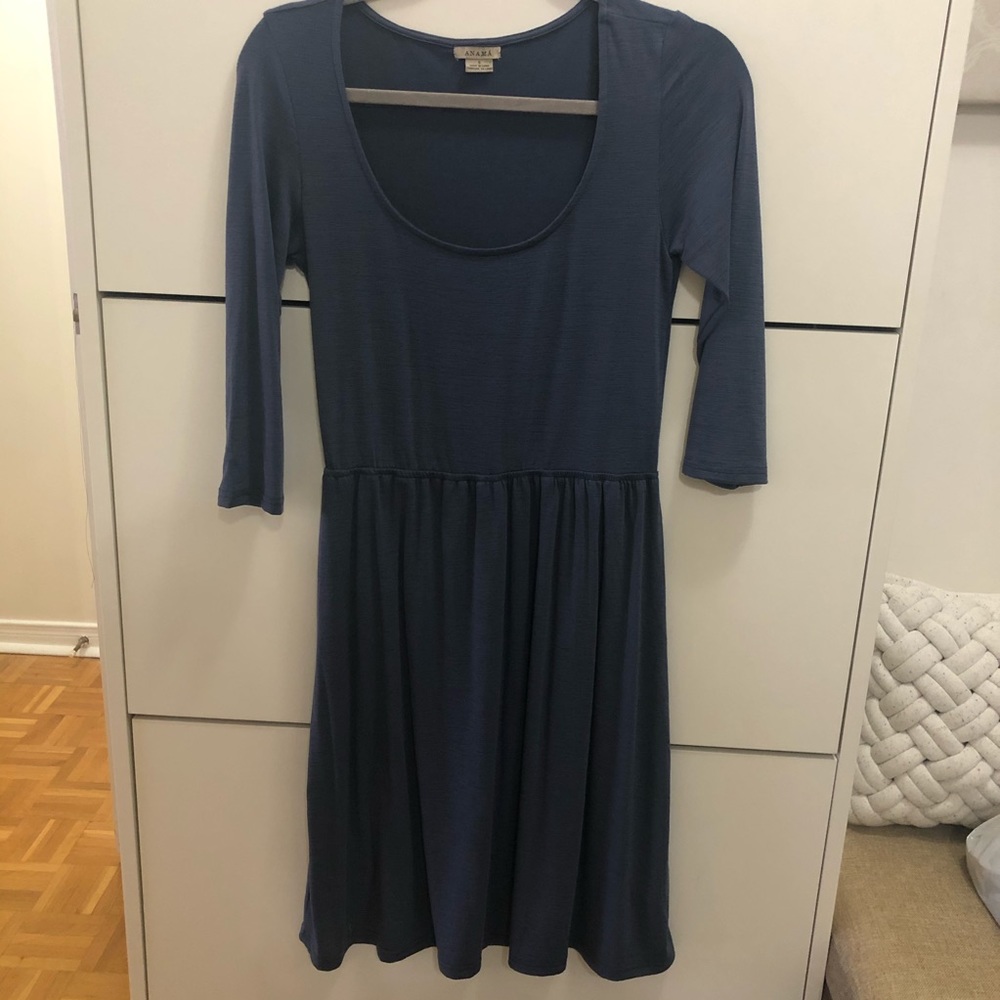 Anama blue dress from Anthropologie Small